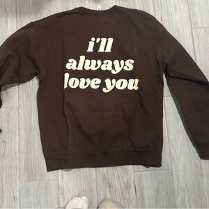 Crewneck Sweater - Deep Brown